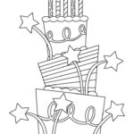 33 Coloring page cake